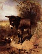 William Huggins A Brown Study oil painting